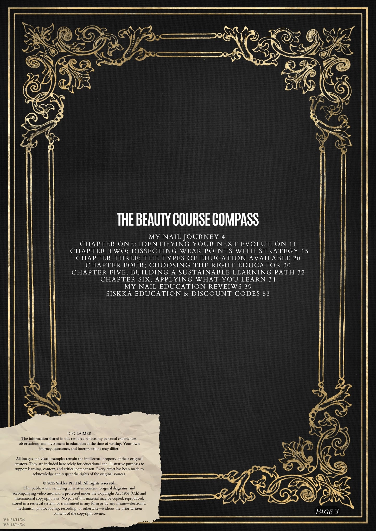 THE BEAUTY COURSE COMPASS - E-BOOK